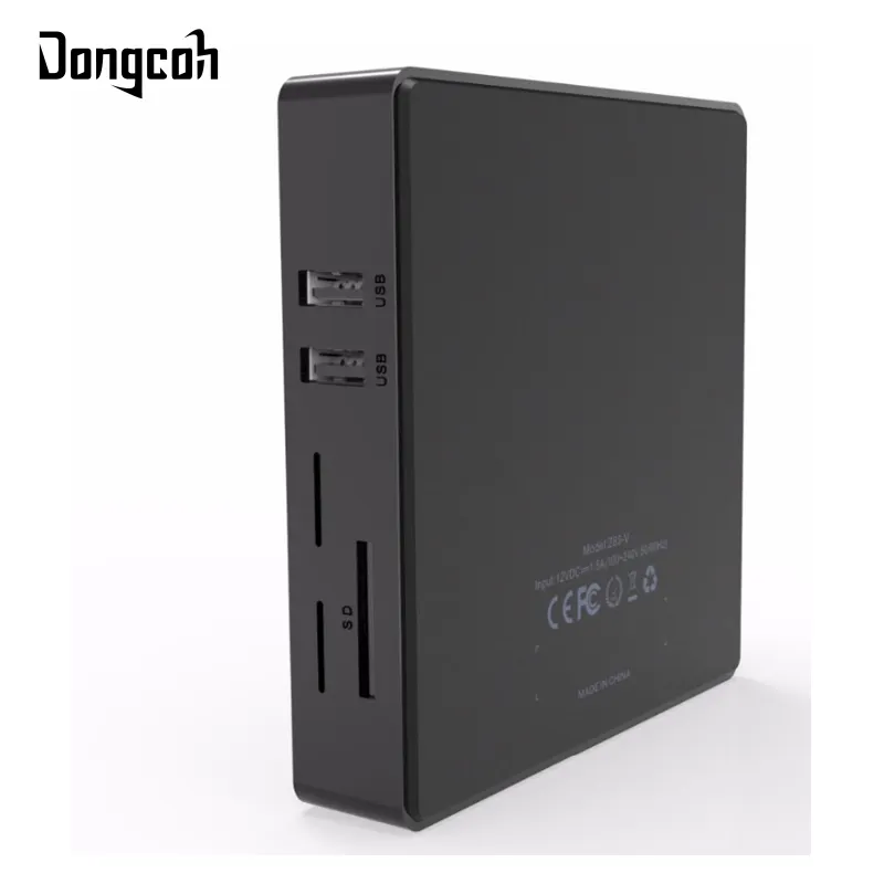 Giá Rẻ Không Quạt Barebone Hệ Thống J1900 I3 I5 I7 Công Nghiệp 300M WIFI 2 Ethernet Lan Rs232 12V Mini Pc