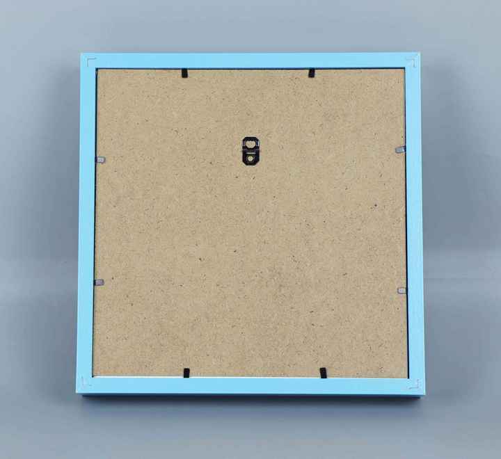 Blue RIBBA Frame, Shadow Box Frame, MDF 9x9" Mat Frame