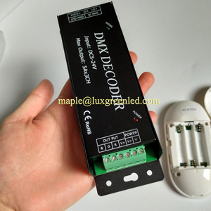 RGB 3CH Telecomando LED dimmer DMX512 Controller
