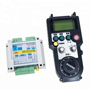 XHC Wireless Griffs chleif maschine MPG Pedant Encoder CNC Controller 6-Achsen-Handrad mit Not-Aus für Fanuc-System - Product Image 1