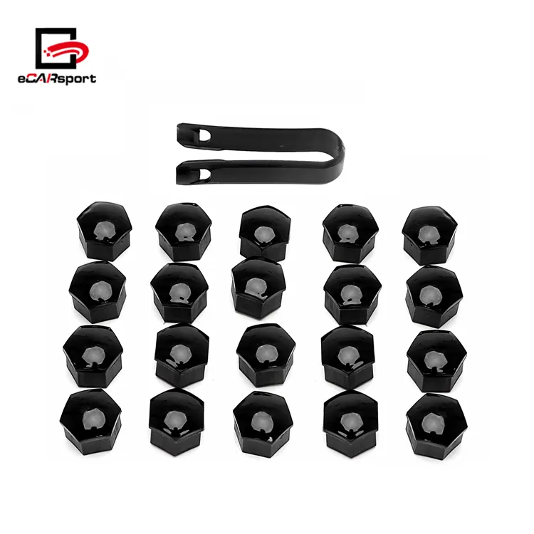 ECARsport 20Pcs Car Wheel Nut Caps Auto Hub Coperchio A Vite Lug Nur Copertura 17 millimetri Bullone Cerchi