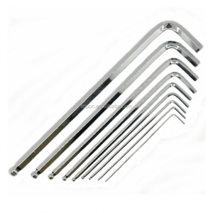 9 pcs l צורה כדור סוף פחמן פלדה spanner מפתח ברגים משושה סט