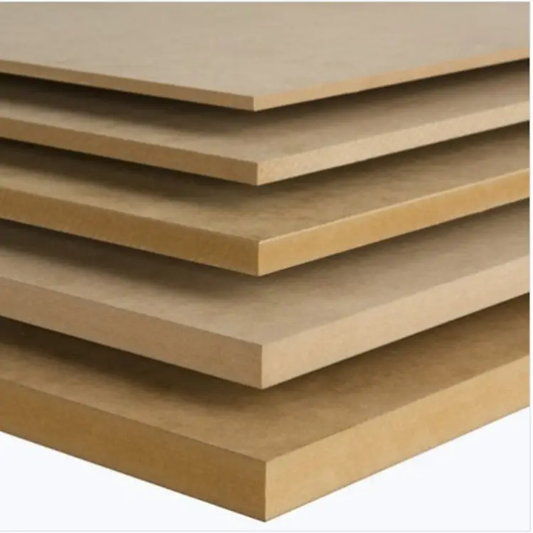 Precio de madera MDF / MDF cruda/tablero de MDF plano