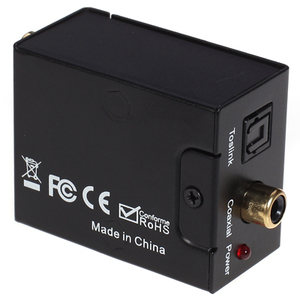 Convertidor de entrada Digital de vídeo 3D a salida analógica, convertidor de señales coaxial o toslink a R L digital a analógico