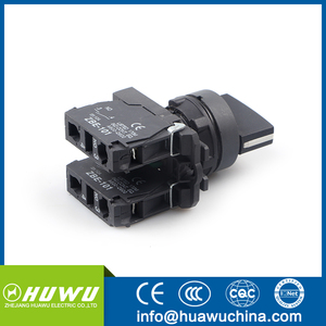 HUAWU XB4 seçici anahtarı 2/3 pozisyon rocker anahtarı 3 pozisyon 2 pozisyon seçici anahtarı - Product Image 4