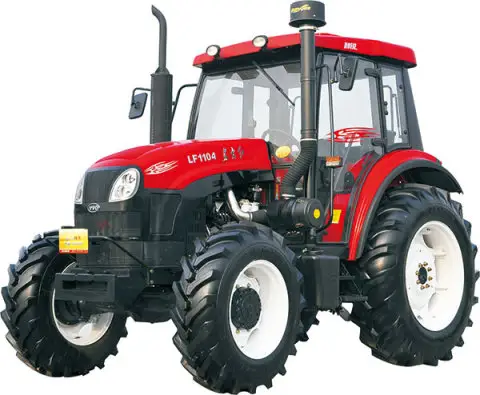 Factory supply YTO X1104 110HP 4WD Tractor voor agrarisch gebruik
