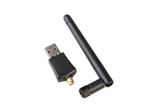 300 Mbps Realtek 8192CU high speed Standard wlan stick WIFI Adapter mit externer antenne für TV Box, laptop, STB .. - Product Image 3
