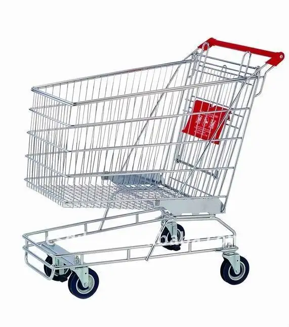 Carrito de compras de supermercado de estilo australiano