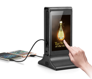 New Restaurant Menu Power Bank Order Call <strong>Functions</strong> 7 Inch <strong>LCD</strong> Touch Screen WiFi Table Android Advertising <strong>Display</strong> Player - Product Image 1