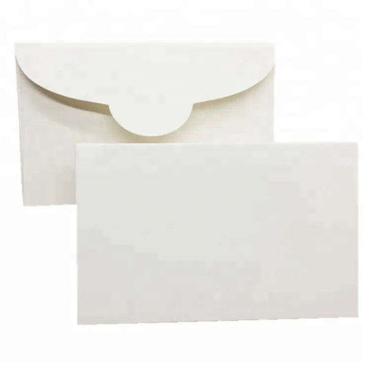 Enveloppe en papier personnalisable, format a6 c6, blanc, pour carte cadeau élégante, 1 pièce, WXF-56