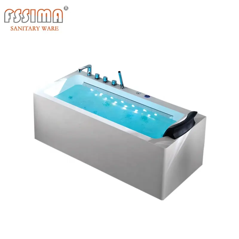 Indoor one person used spa bathtub,acrylic bathtub,whirlpool bath tub