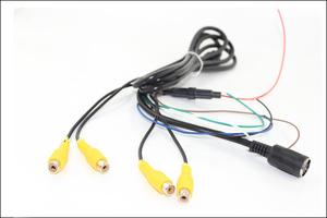 12V 24V 7 Inch LCD Display Screen 4 Channel Video <strong>Input</strong> <strong>Monitor</strong> Support 4 Cameras Rear View <strong>Backup</strong> Safety System for Truck Bus - Product Image 5