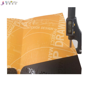 Thư Mục Trình Bày 2 Túi Với Khe Cắm Thẻ Kinh Doanh Và In Tay Áo CD - Product Image 4