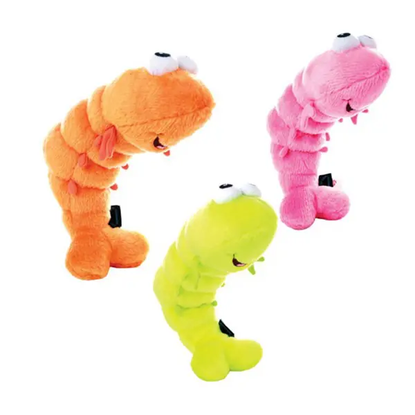 Tùy chỉnh nhồi plush worm toy mềm đồ chơi con sâu bướm cho trẻ em