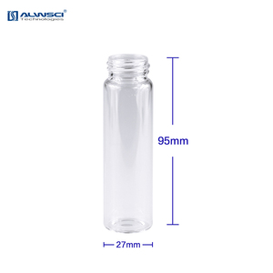 40ML אחסון ברור זכוכית <span class=keywords><strong>TOC</strong></span> EPA בקבוקון עבור בדיקות מים