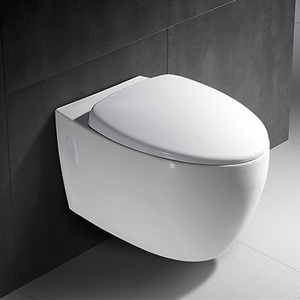 Water Closet P-trap Dual-flush One Piece Ceramic <strong>Hung</strong> Wc Porcelain Wash <strong>Bidet</strong> Toilet Wall Mounted Toilet White Color - Product Image 2