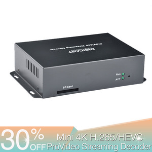 Low Latency Mini 4K H.265/HEVC ProVideo Streaming H.265 HEVC <strong>Decoder</strong> Digisat <strong>Decoder</strong> With HD MI/CVBS <strong>Output</strong>