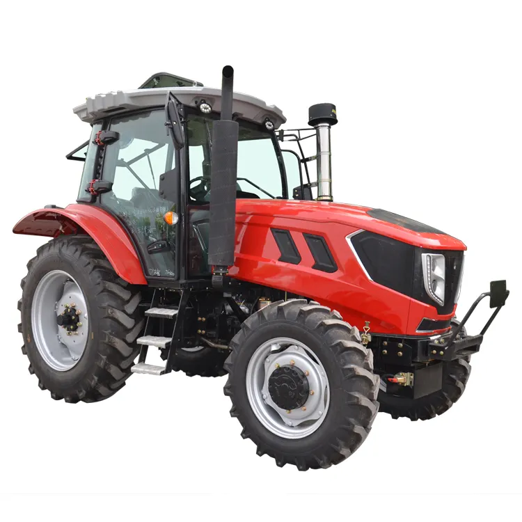 Maquinaria de granja equipo 4wd 25 30 40 50 60 70 80 90 100 de 120 hp 130hp 140hp 150hp 180hp 4x4 tractor