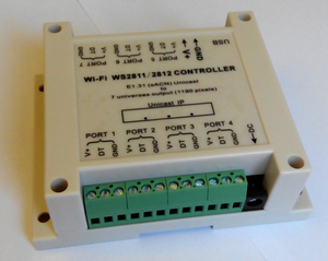 WIFI WS2811/WS2812Bコントローラー; ワイヤレスE1.31 (sACN) データ入力; SPI信号出力 (WS2811/WS2812Bピクセル用) - Product Image 2