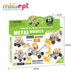 EPT <strong>Toys</strong> 138pcs Enlighten Metal Brick Building Block <strong>Toys</strong> Truck for Kids - Product Image 6