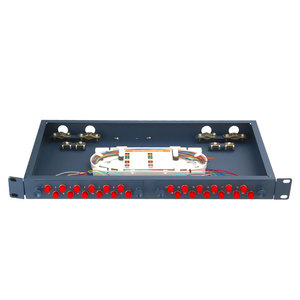 Tipo de montagem de rack tanghu totalmente equipado painel de remendo de fibra óptica da porta fc 24