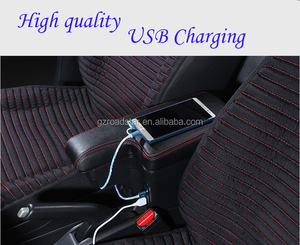 High Quality Universal Luxury Car ArmrestとUSB Multi Console Box Car Crnter Armrest - Product Image 5