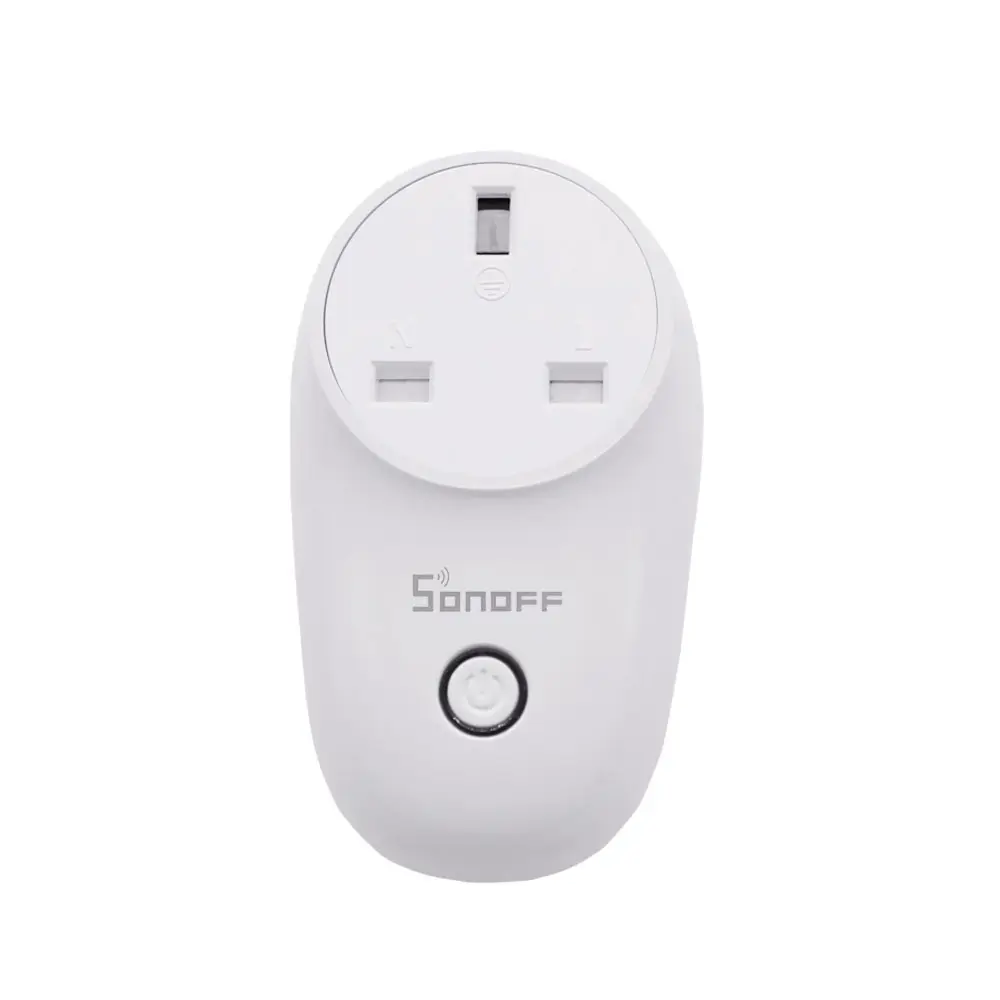 Sonoff-enchufe inteligente S26 con WiFi, enchufe de alimentación inalámbrico para EE. UU./REINO UNIDO/CN/AU/UE, funciona con Alexa