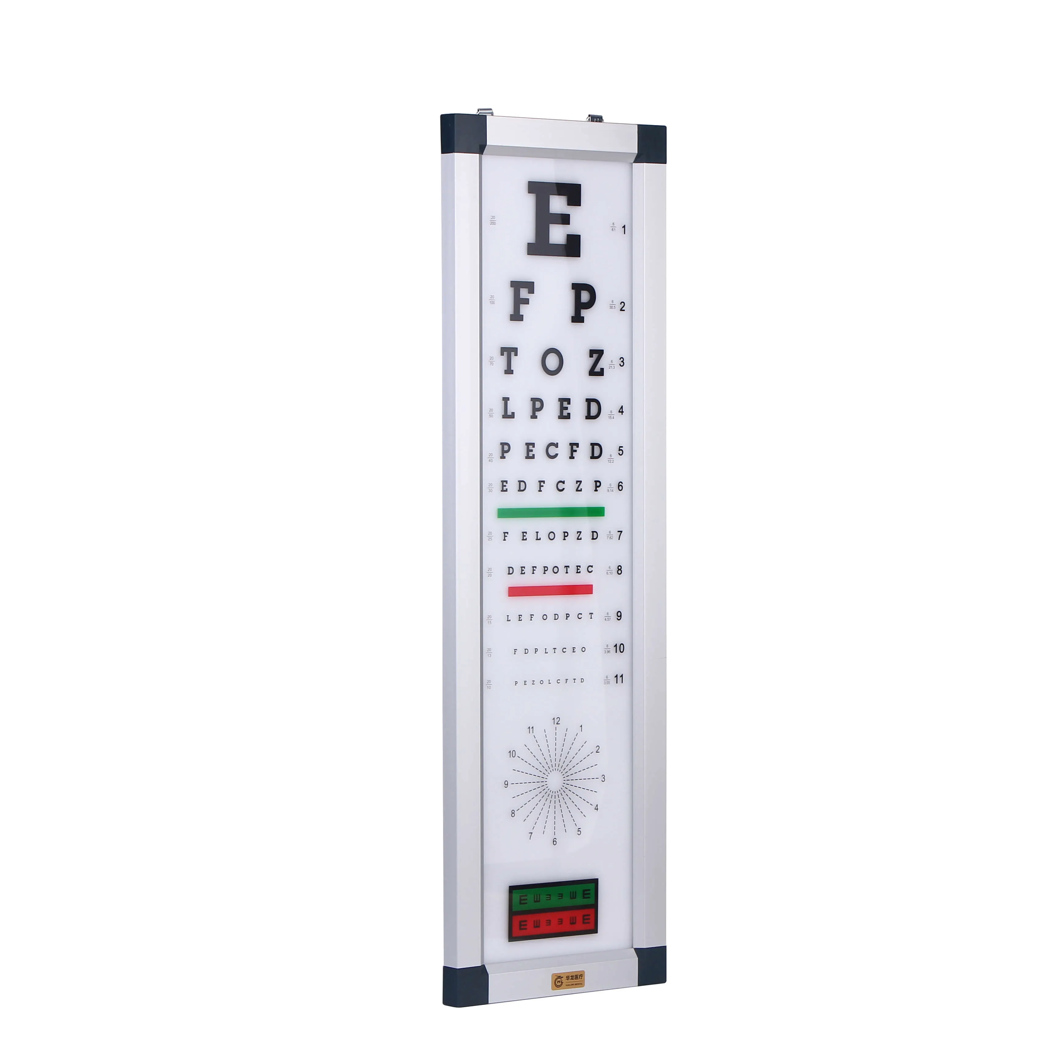 China factory directly supply LCD vision test chart vision chart led