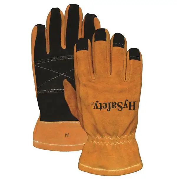 Gants de pompier NFPA d'usine de vente d'usine avec des gants imperméables ignifuges de gantelet structurels 3D NFPA-7882