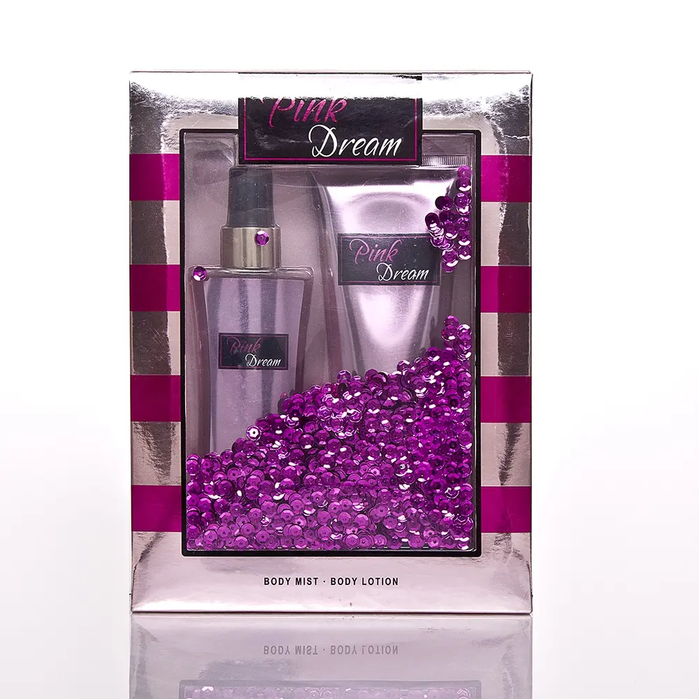 Commercio all'ingrosso SCENABELLA Rosa Sogno Fragranza Nebbia Corpo Regalo Profumo Set