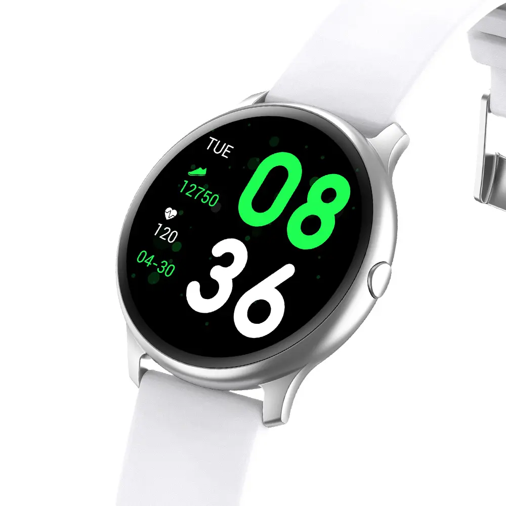 Relógio smartwatch super fino, compatível com android, para mulheres