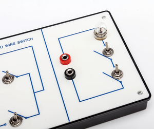 Gelsonlab HSPE-199 Electrical Laboratory <strong>Circuit</strong> Board <strong>Circuit</strong> Box Students <strong>Circuit</strong> Board for Two Wire Switch - Product Image 2