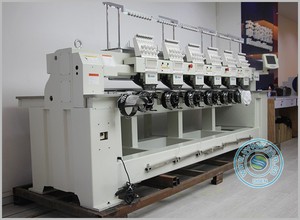 DISEN Fabrik Direkt Verkauf Stickerei Maschine Preis 6 Köpfe Hut Stickerei Maschine Für Verkauf