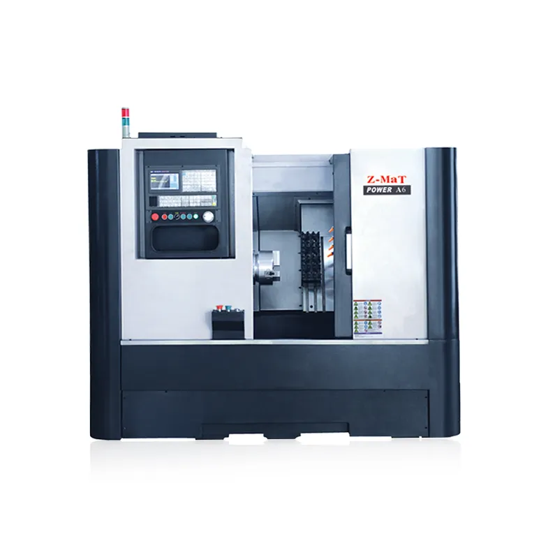 Máquina de torno cnc Power A6, Popular, 3 ejes, eje C, alta rigidez y velocidad rápida