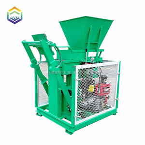 Bloco da terra do solo argila do cimento da areia intertravamento tijolo da tailândia fabricante do bloco de makiga preço na quênia pequeno motor diesel - Product Image 5