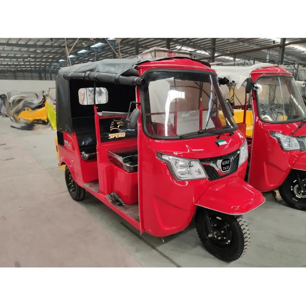 China mais novo modelo Elétrico de três rodas bajaj triciclo de passageiros para a Índia Paquistão