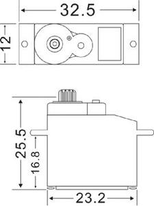 FT90M 2kg 280 gradi in metallo ingranaggio digitale RC giocattolo Servo Python programmazione morsetto Robot braccio Kit Crypto morsetto robotica - Product Image 2