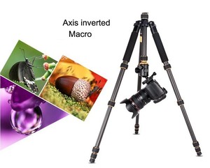 Q666C Chuyên Nghiệp Carbon Fiber <span class=keywords><strong>Tripod</strong></span> Monopod Kit Đối Với DSLR Camera/Xách Tay Du Lịch <span class=keywords><strong>Tripod</strong></span> Max Tải 15 kg - Product Image 2