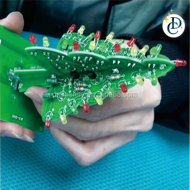 Divertente per bambini di Saldatura albero di X'mas kit FAI DA TE kit di elettronica