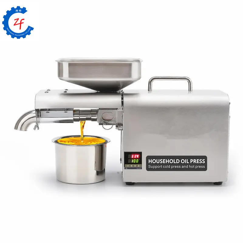 Precio de extracción de aceite de máquina de prensado en frío de aceite de uso doméstico de alta calidad