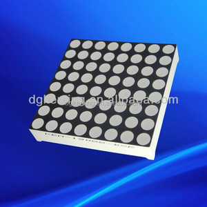4.8มิลลิเมตรสีคู่สีเขียวแดงน้ำเงินเหลือง8x8นำอาร์เรย์แสดงdot m atrixโมดูลสองสี - Product Image 1