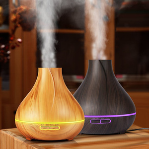 エッセンシャルオイルディフューザー、アロマディフューザーアロマセラピー超音波クールミスト加湿器、カラーLEDライトが赤ちゃんのために変わる