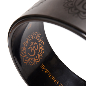 Custom OEM TPE <strong>Yoga</strong> Wheel Massage Back Stretch Roller Eco-friendly Engraving Around 3 Working Days <strong>Yoga</strong> &amp; Pilates - Product Image 3