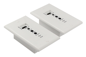 Extensor de parede placa <span class=keywords><strong>hdmi</strong></span> 50m 3d, controle remoto ir rj45 cat5e/cat6