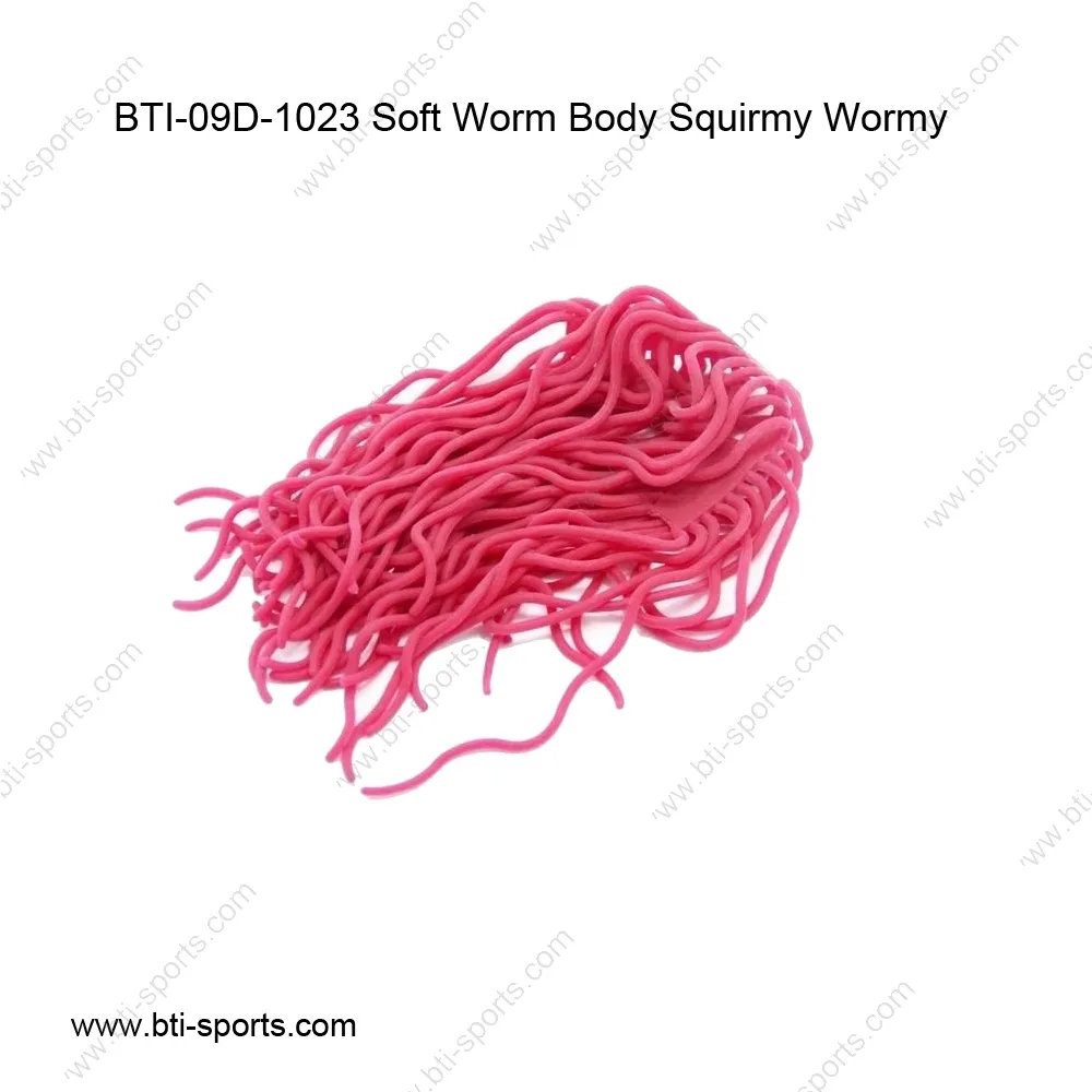لينة دودة الجسم Squirmy Wormy يطير الصيد المواد ذات جودة عالية (B15)
