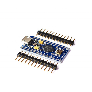 Pro Micro ATmega32U4 5V/16MHz Bordo del Modulo con 2 Riga di Intestazione pin per Leonardo Sostituire ATmega328 Pro mini - Product Image 1