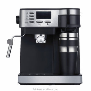 LED ekran Espresso kahve makinesi makine ve damla kahve <span class=keywords><strong>2</strong></span> in 1