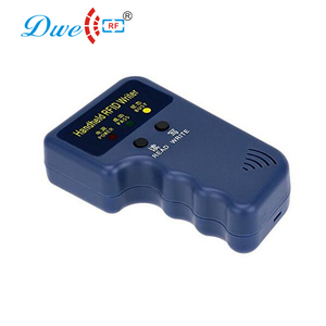 Handheld 125khz Rfid <strong>Programmer</strong> Card Copier Duplicator Key Rf Writer +10 Em4305 T5577 Clone Rfid 125 Keychain