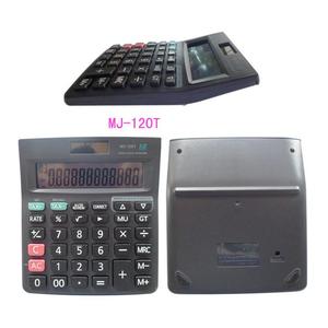 Calcolatrice da tavolo a doppia potenza per ufficio con regalo di vendita calda per categoria di prodotti