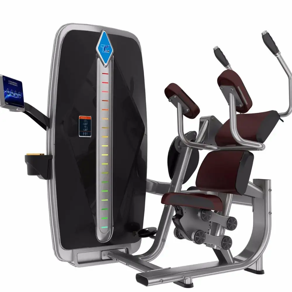 Máquina de ejercicios Ab, equipo de gimnasio con sistema inteligente